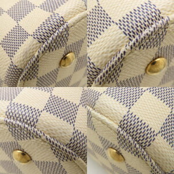 Louis Vuitton Damier Bag Shoulder White Azur Girolata - Picture 4 of 9